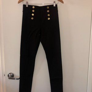 BLACK LEGGING DRESS PANTS
